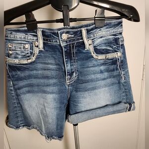 Miss Me Embellished Women's Shorts